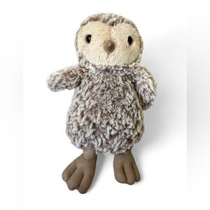 Jellycat Willow Owl Plush Stuffed Animal Bird Cream Brown 10"